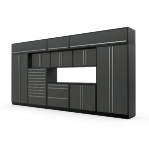Proslat Fusion Plus 16 ft Garage Cabinet set Tool Overheads — Steel Bay Automotive Supply