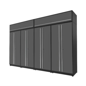 Proslat Fusion Plus 13 ft Garage Cabinet set 4-Pack — Steel Bay Automotive Supply