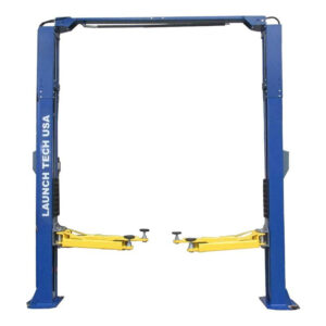 Launch Tech USA TLT210-XT-B 10,000 lb. ALI Certified 2-Post Asymmetrical Clear Floor Lift – — Steel Bay Automotive Supply