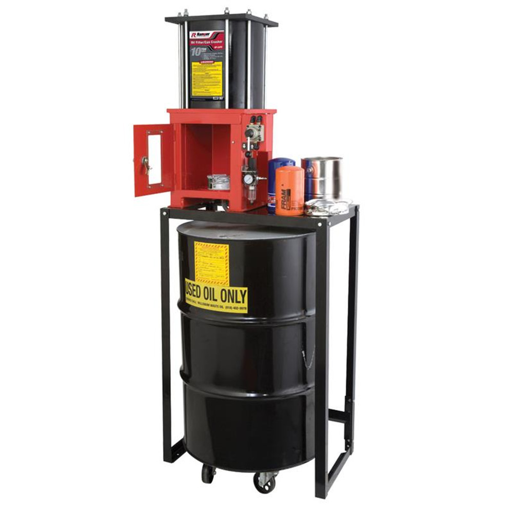 Ranger RP 20FC Oil Filter Crusher with Stand 10-Ton Capacity Ranger RP 20FC Oil Filter Crusher with Stand 10-Ton Capacity — Steel Bay Automotive Supply