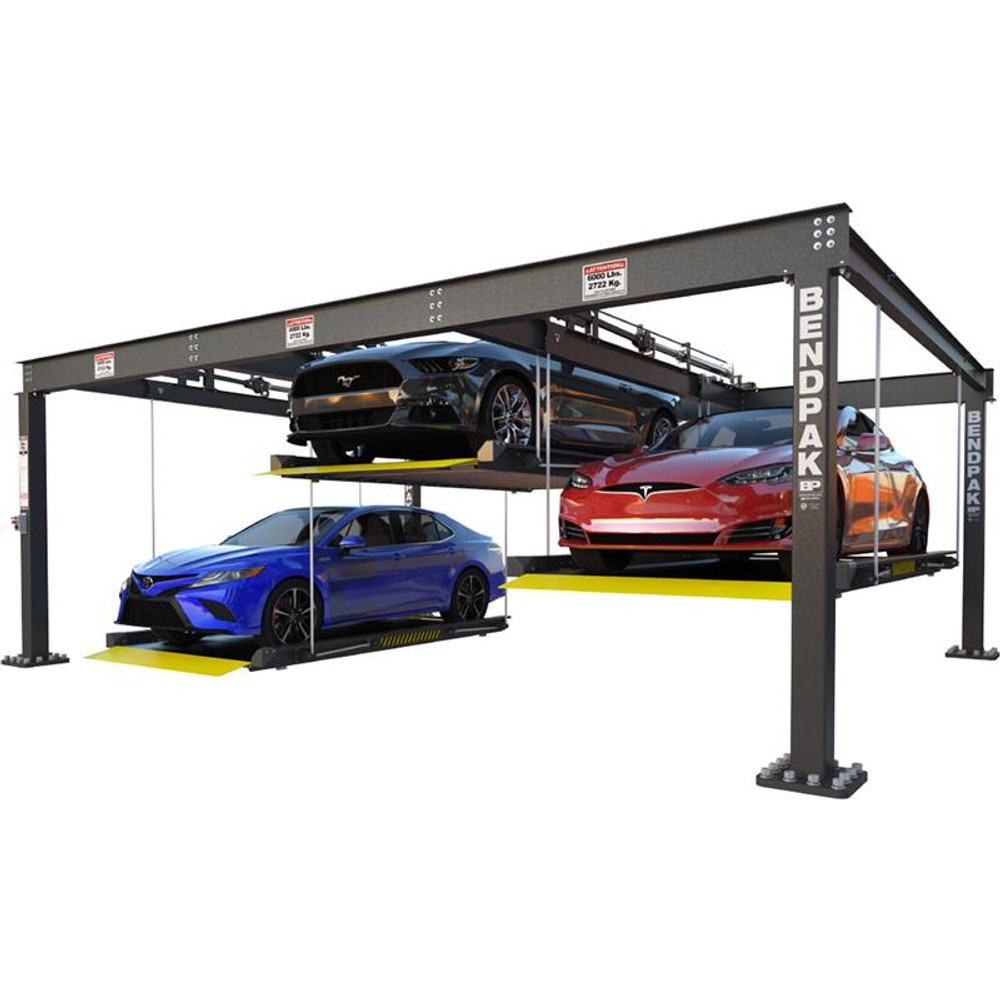 BendPak PL-6KT 6,000-lb. Capacity / Parking Lift / Triple / Independent Platforms / SPECIAL ORDER BendPak PL-6KT 6,000-lb. Capacity / Parking Lift / Triple / Independent Platforms / SPECIAL — Steel Bay Automotive Supply