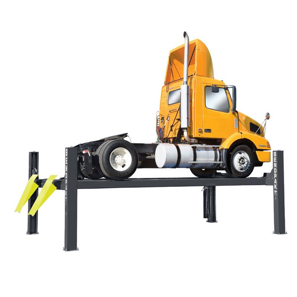 BendPak HDS-27 27,000-lb. Capacity ALI Certified Standard Length Four-Post Truck Lift BendPak HDS-27 27,000-lb. Capacity ALI Certified Standard Length Four-Post Truck Lift — Steel Bay Automotive Supply