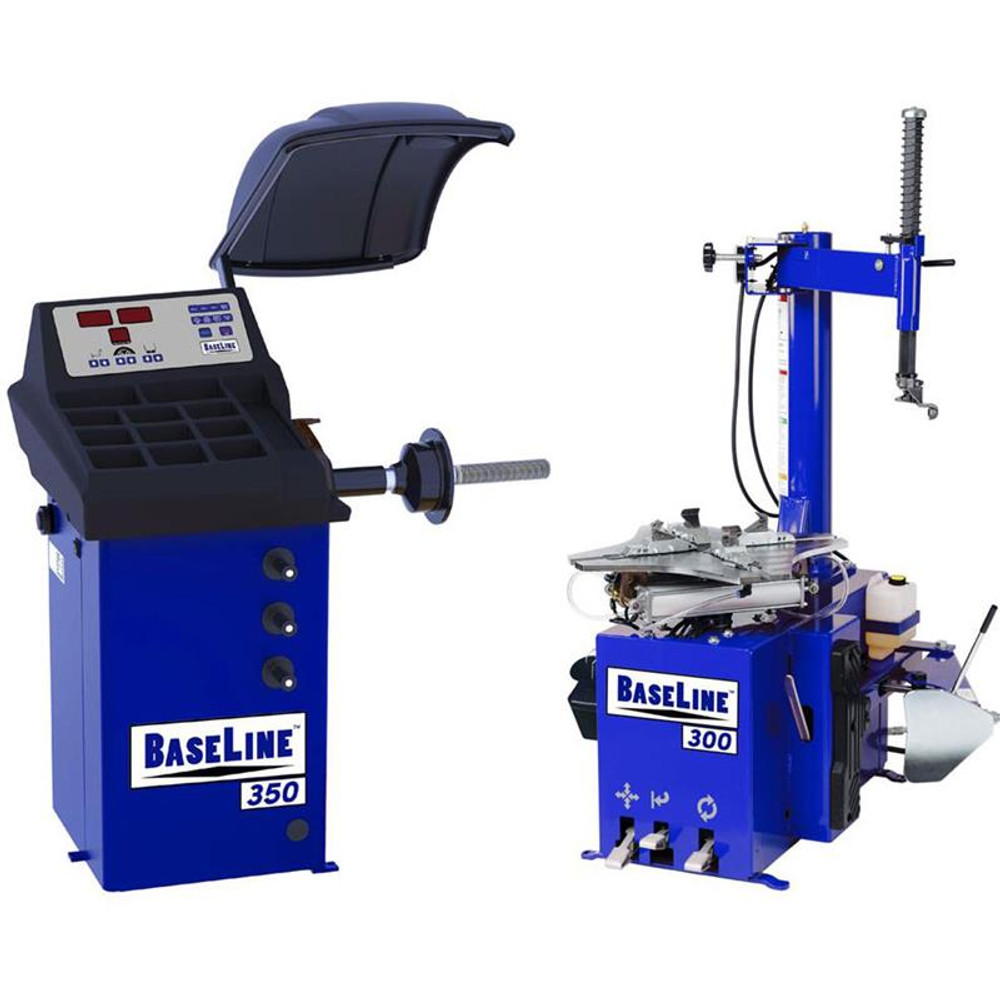Baseline BL300 Tire Changer and BL350 Wheel Balancer Combo Baseline BL300 Tire Changer and BL350 Wheel Balancer Combo — Steel Bay Automotive Supply