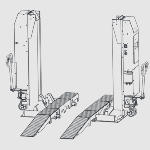Mahle CAD-FL 15,000 lb. Mobile Column Fork Lift Adapter — Steel Bay Automotive Supply