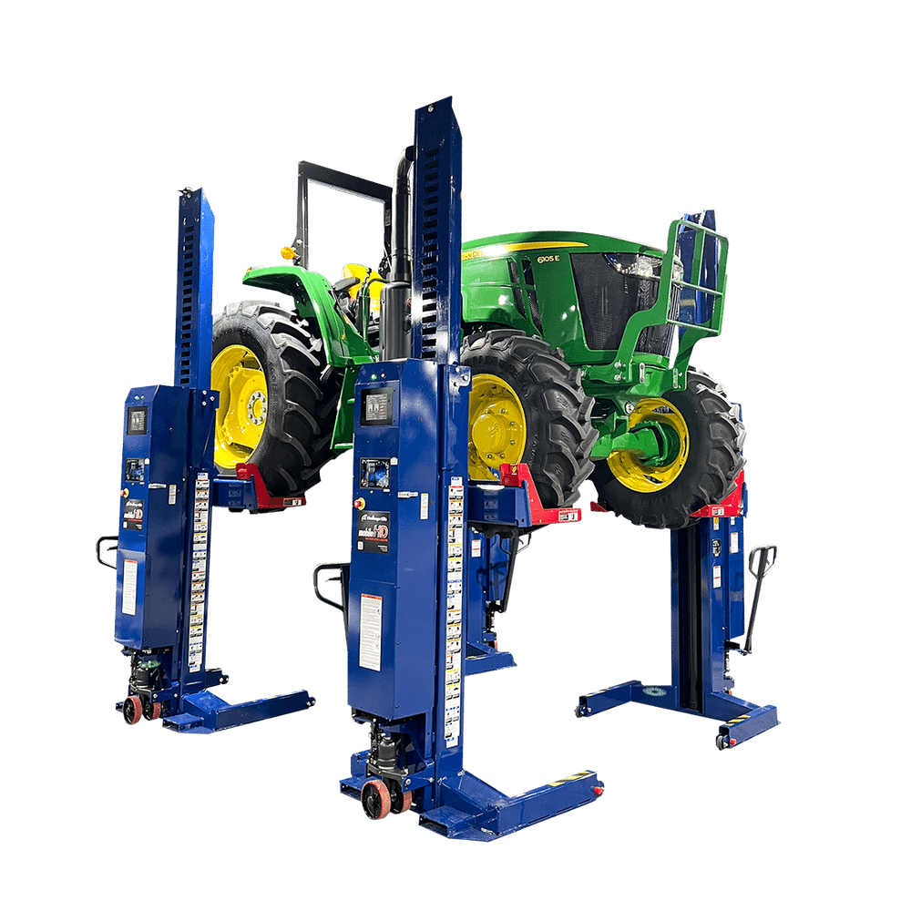 Challenger CLHM-190 19,000 lb. ALI Certified Wireless Mobile Column Lift (Set of 4) Challenger CLHM-190 19,000 lb. ALI Certified Wireless Mobile Column Lift (Set of 4) — Steel Bay Automotive Supply
