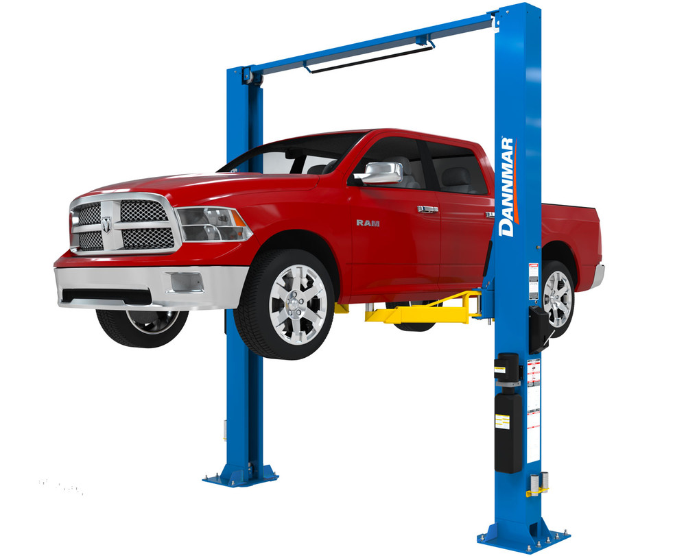 Dannmar D2-12C Symmetric 12,000 lb. capacity ALI Certified Two-Post Lift with Triple-Telescoping Low-Pro Arms Dannmar D2-12C Symmetric 12,000 lb. capacity ALI Certified Two-Post Lift with — Steel Bay Automotive Supply