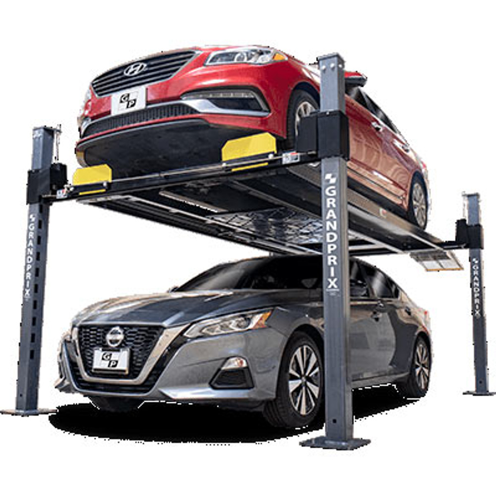 BendPak GP-9XLT GrandPrix Series 9,000 Lb. ALI Certified 4-Post / High Rise / Ext. Length / Includes Caster Kit, Drip Trays, Mobile Jack Tray, Aluminum Ramps BendPak GP-9XLT GrandPrix Series 9,000 Lb. ALI Certified 4-Post / High Rise / Ext. Length / — Steel Bay Automotive Supply