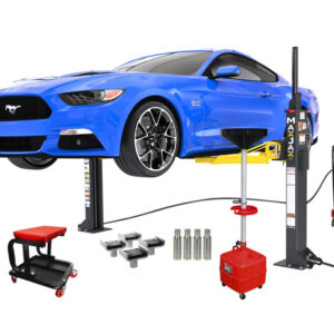 MaxJax M7K Portable Two-Post Garage Lift – Supreme Package — Steel Bay Automotive Supply
