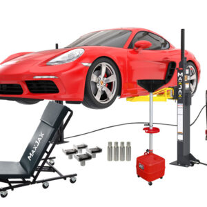 MaxJax M7K Portable Two-Post Garage Lift – Ultimate Package — Steel Bay Automotive Supply