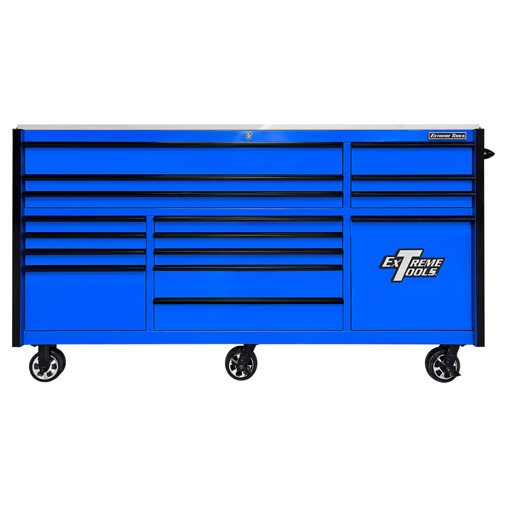 Extreme Tools RXQ Series 16 Drawer Roller Cabinet Extreme Tools RXQ Series 16 Drawer Roller Cabinet — Steel Bay Automotive Supply