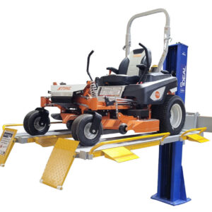 iDeal SC-2K-UTV-X 2,000 lb. Single Column Multi-Use UTV & Mower Storage / Service Lift — Steel Bay Automotive Supply