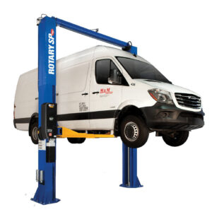 Rotary SPO16 CARGO 16,000 lb. ALI Certified Two-Post Symmetric Lift with 3-Stage Arms — Steel Bay Automotive Supply