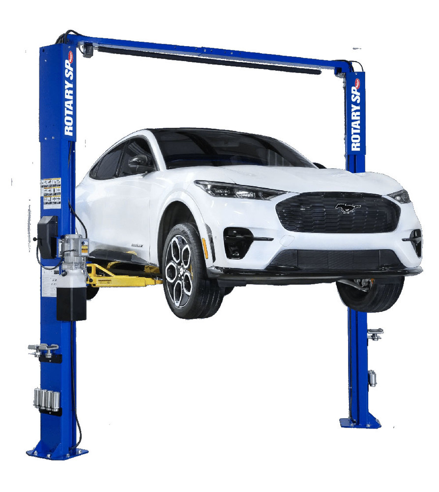 Rotary SPOA10-AV 10,000 lb. ALI Certified Two-Post Asymmetric Lift | All-Vehicle Lift Arms Rotary SPOA10-AV 10,000 lb. ALI Certified Two-Post Asymmetric Lift | All-Vehicle Lift Arms — Steel Bay Automotive Supply