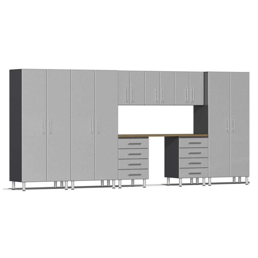 Ulti-MATE Garage Cabinet 2.0 Series 9 Piece Kit with Bamboo Worktop Ulti-MATE Garage Cabinet 2.0 Series 9 Piece Kit with Bamboo Worktop — Steel Bay Automotive Supply
