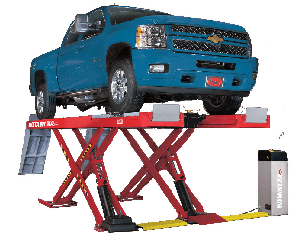 Rotary XA14 14,000 lb ALI Certified Alignment Scissor Lift + Rolling Jacks Rotary XA14 14,000 lb ALI Certified Alignment Scissor Lift + Rolling Jacks — Steel Bay Automotive Supply