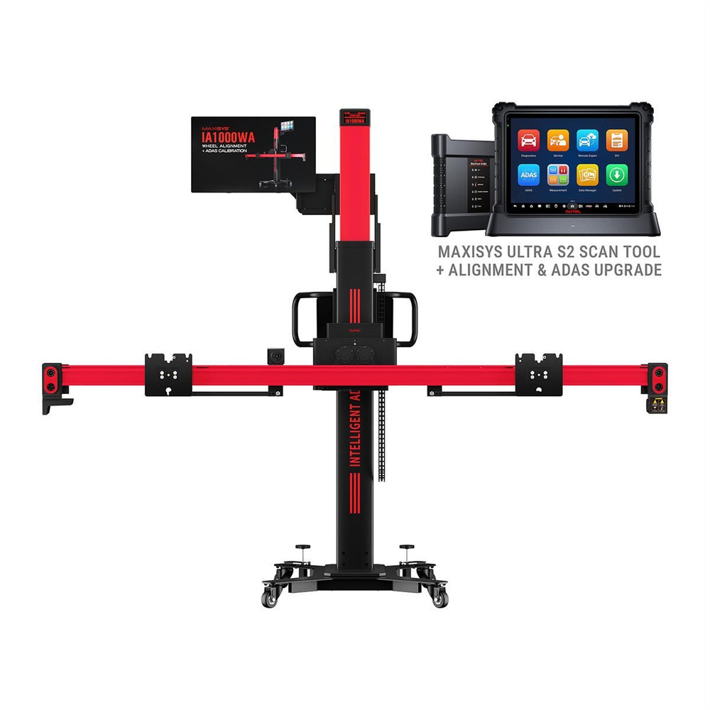 Autel MaxiSys IA1000 Automated ADAS Calibration and Wheel Alignment System With MS Ultra S2 Autel MaxiSys IA1000 Automated ADAS Calibration and Wheel Alignment System With MS Ultra S2 — Steel Bay Automotive Supply