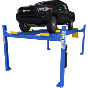 Dannmar D4-12A 12,000-lbs. Capacity Alignment Four-Post Lift / Includes Slip Plates and — Steel Bay Automotive Supply