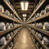 Warehouse of remanufactured transfer cases and differentials at Steel Bay
