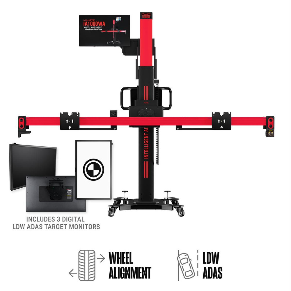 Autel IA1000 Automated Alignment and ADAS System w/Digital Targets Autel IA1000 Automated Alignment and ADAS System w/Digital Targets — Steel Bay Automotive Supply