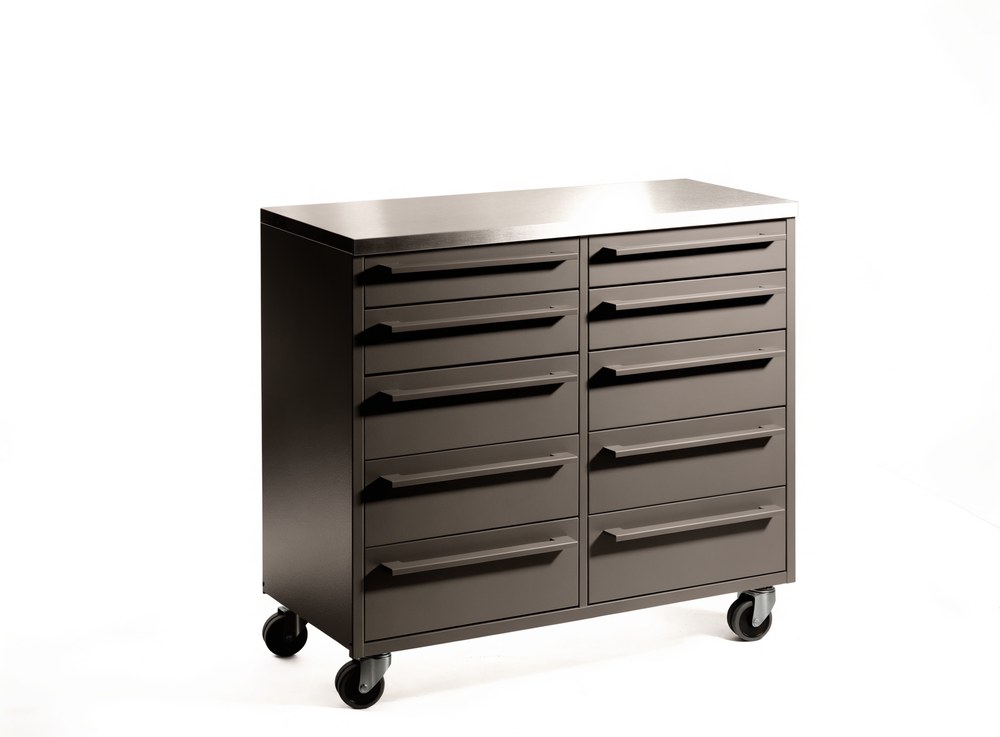 Garage tool storage cabinet on a white background at Steel Bay Automotive Supply